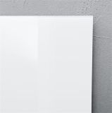 Magnetická skleněná tabule Artverum®, bílá, 48 x 48 x 1,5 cm, SIGEL GL111