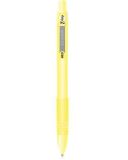 Kuličkové pero Z-Grip Pastel, žlutá, 0,27 mm, stiskací mechanismus, ZEBRA 91805