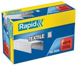 Drátky Superstrong, 43/6, pozinkované, na textil, RAPID