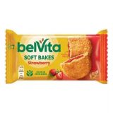 Sušenky SOFT BAKES, s jahodovou náplní, 50 g, BELVITA 4048455 Sušenky SOFT BAKES, s jahodovou náplní, 50 g, BELVITA 4048455