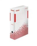 Rychle-složitelná archivační krabice Speedbox, bílá, 100 mm, ESSELTE