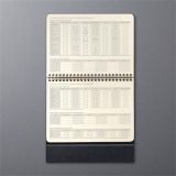 Kalendář Conceptum, černá, stolní, volně stojící, 213 x 220 x 18 mm, 2025, SIGEL C2581