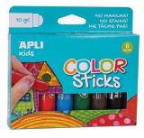 Temperové tyčinky Kids, 6 různých barev, APLI  ,balení 6 ks