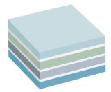 Samolepicí bloček, aquarell modrá, 76 x 76 mm, 450 listů, 3M POSTIT 7100172385 ,balení 450 ks
