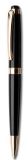 Kuličkové pero Royal, černá, bílý krystal SWAROVSKI®, 14 cm, ART CRYSTELLA® 1805XGF309