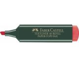Zvýrazňovač Textliner 48, červená, 1-5 mm, FABER-CASTELL