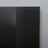 Magnetická skleněná tabule Artverum®, černá, 48 x 48 x 1,5 cm, SIGEL GL110