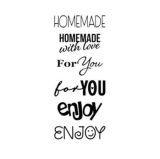 Sada razítek Creativ Homemade, 6 motivů, TRODAT CR-HM-EN Sada razítek Creativ Homemade, 6 motivů, TRODAT CR-HM-EN