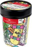 Zvýrazňovač Textliner 46, 10 různých barev, 1-5 mm, v kelímku, FABER-CASTELL 254695