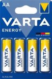 Baterie, AA (tužková), 4 ks, VARTA Energy