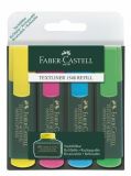 Zvýrazňovač Textliner 48, sada 4 barvy, 1-5 mm, FABER-CASTELL