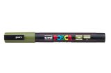 Akrylový popisovač Posca PC-3M, khaki, 0,9-1,3 mm, UNI