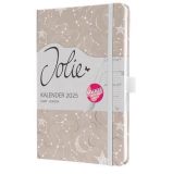 Diář Jolie, Cosmic Fantasy Beige, A5, týdenní, 2025, tvrdé desky, SIGEL J5349