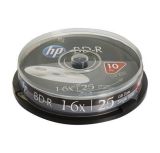 BD-R Blu-Ray, 25 GB, 6x, 10 ks, spindle, HP 69321  ,balení 10 ks