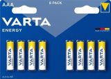 Baterie Energy, AAA, 8 ks, VARTA