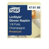 Ubrousky LinStyle, šampaňská, 1-vrstvé, 1/8 skládání, 39 x 39 cm, Premium, 50 ks, TORK 478186 ,balení 50 ks Ubrousky LinStyle, šampaňská, 1-vrstvé, 1/8 skládání, 39 x 39 cm, Premium, 50 ks, TORK 478186 ,balení 50 ks