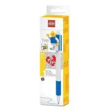Gelové pero, modrá, 0,7 mm, sada s minifigurkou, LEGO 52600
