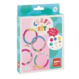Kreativní sada na výrobu náramků Craft Kit, korálky, APLI Kids 20570