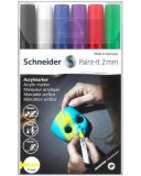 120195 Akrylové popisovače Paint-It 310, sada 6 barev, 2 mm, SCHNEIDER
