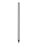 Tužka zdobená bílým krystalem SWAROVSKI®, stříbrná, 14 cm, ART CRYSTELLA® 1805XCM103