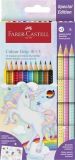 Barevné pastelky Grip, 13 barev, trojhranné, jednorožec, FABER-CASTELL 201542
