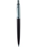 Kuličkové pero, 0,8 mm, v krabičce, černé tělo, modrá, PAX