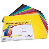 Barevný papír - A3 / 80 g / 60 listů / barevný mix