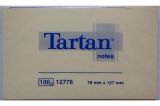 Samolepicí bločky Tartan - 76 x 127 mm / 100 lístků