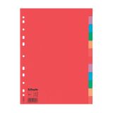 Rozdružovač A4 kartonový Esselte - barevný / 12 listů Rozdružovač A4 kartonový Esselte - barevný / 12 listů