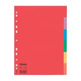 Rozdružovač A4 kartonový Esselte - barevný / 6 listů