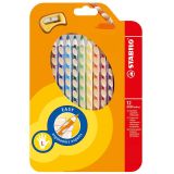 Pastelky STABILO® EASYcolors trojhranné / 12 barev / pro leváky Pastelky STABILO® EASYcolors trojhranné / 12 barev / pro leváky