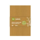 Obaly na sešity ECO LUMA - A5 / kraft / 5 ks Obaly na sešity ECO LUMA - A5 / kraft / 5 ks