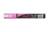 Popisovač křídový UNI Chalk Marker PWE-5M / fluo růžová Popisovač křídový UNI Chalk Marker PWE-5M / fluo růžová
