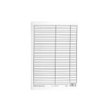 Podložka do sešitů A4 papírová - linka / linka