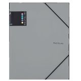 Spisové desky A4 s gumou PASTELINi - šedá