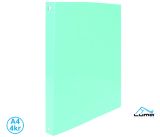 Desky kroužkové A4 LUMA / 4-kroužek / pastelově zelená Desky kroužkové A4 LUMA / 4-kroužek / pastelově zelená