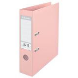 Esselte pákový pořadač A4 celoplastový pastelový Solea 7,5 cm broskvová Esselte pákový pořadač A4 celoplastový pastelový Solea 7,5 cm broskvová