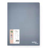 Desky A4 kroužkové Spoko ReLeaf Soft touch - šedomodrá Desky A4 kroužkové Spoko ReLeaf Soft touch - šedomodrá