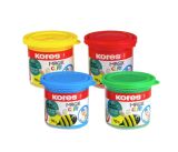 Modelovací hmota KORES MAGIK CLAY - klasické barvy 4 x 40 g Modelovací hmota KORES MAGIK CLAY - klasické barvy 4 x 40 g
