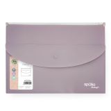 Spisové desky se zipemSpoko ReLeaf Soft touch - A4+ / levandulová Spisové desky se zipemSpoko ReLeaf Soft touch - A4+ / levandulová