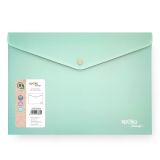 Spisové desky s drukem Spoko ReLeaf Soft touch - A5 / mentolofá Spisové desky s drukem Spoko ReLeaf Soft touch - A5 / mentolofá