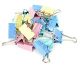 Klipy kovové barevné Fandy - 32 mm / barevný mix