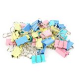 Klipy kovové barevné Fandy - 19 mm / barevný mix Klipy kovové barevné Fandy - 19 mm / barevný mix