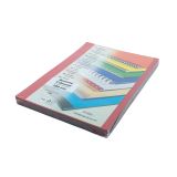 Desky pro kroužkovou vazbu přední strana - A4 / červená / 100 ks Desky pro kroužkovou vazbu přední strana - A4 / červená / 100 ks