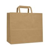 Tašky papírové plochá ucha - hnědá / 315 x 215 x 245 mm Tašky papírové plochá ucha - hnědá / 315 x 215 x 245 mm