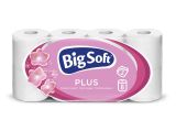 Papír toaletní Big Soft Plus 2-vrstvý / 8 ks Papír toaletní Big Soft Plus 2-vrstvý / 8 ks
