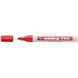 Popisovač Edding 750 - červená Popisovač Edding 750 - červená