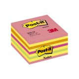Samolepicí bločky Post-it kostky - růžová, žlutá, oranžová, zelená / 450 lístků