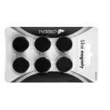 Magnety Perro silné - průměr 24 mm / černé / 6 ks Magnety Perro silné - průměr 24 mm / černé / 6 ks