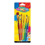 Štětce školní - sada / 5 ks Štětce školní - sada / 5 ks